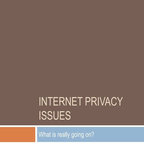 Internet privacy