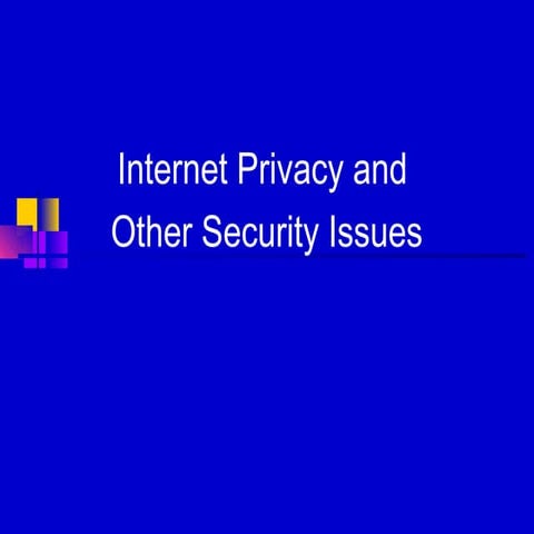 Internet privacy