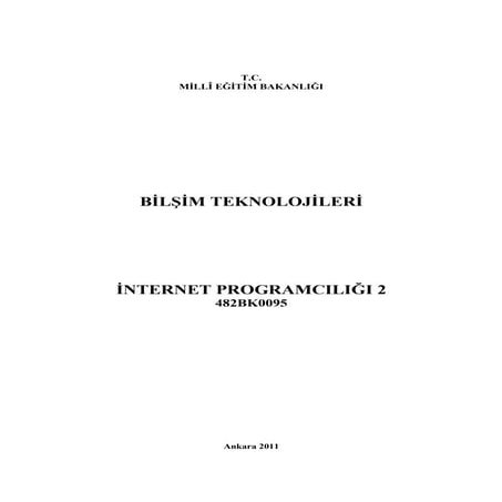 Internet programcılığı 2