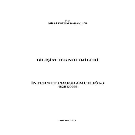 Internet programcılığı 3