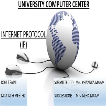 Internet protocols