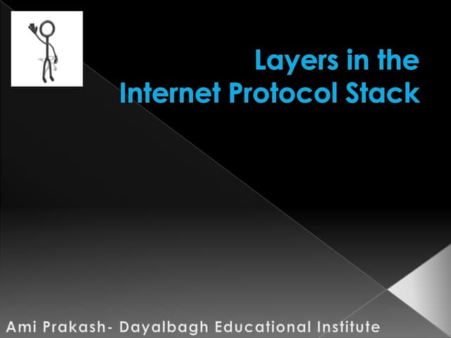 Internet Protocol Stack Ppt Internet Protocol Stack Ppt