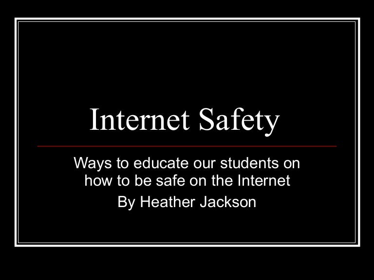 Internet safety