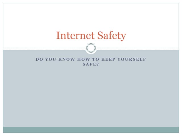 Internet safety