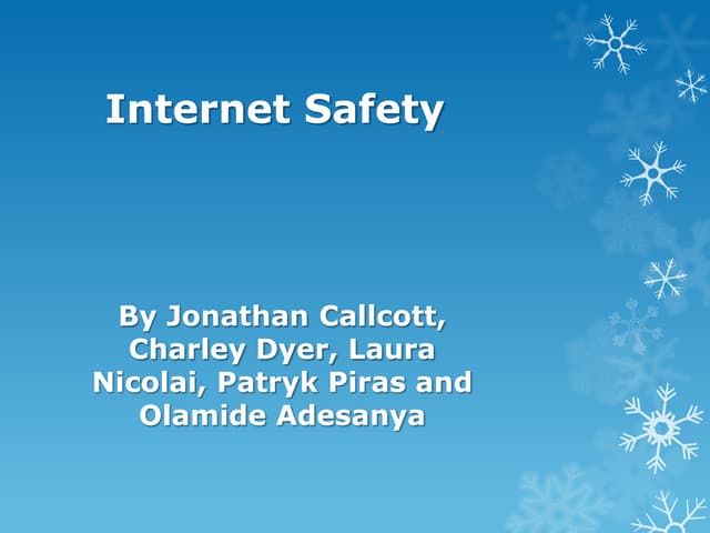 Internet safety