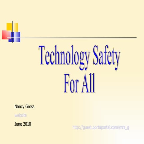 Internet safety 2010