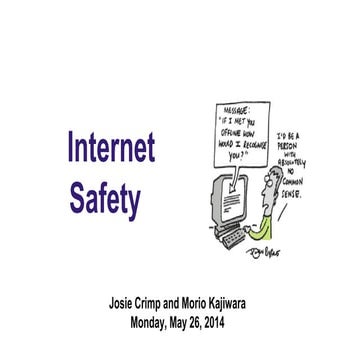 Internet safety presentation