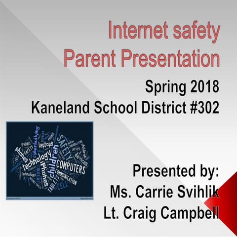 Internet safety presentation for parents 2018