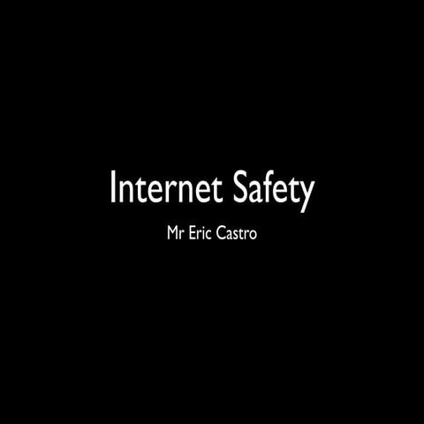 Internet safety slides