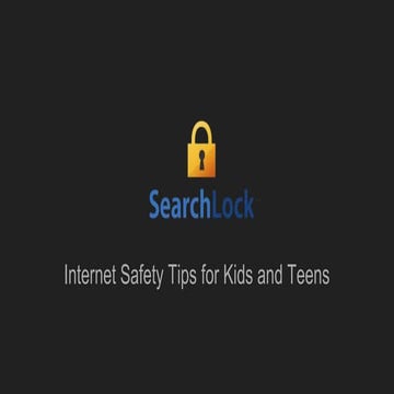 Internet safety tips for kids and teens