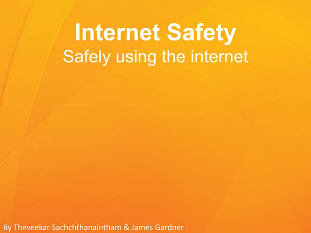 Internet safety update