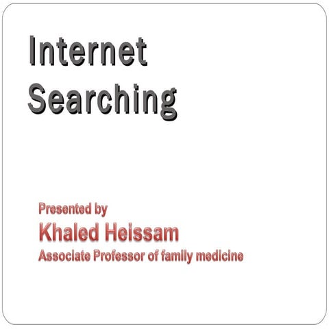 Internet searching