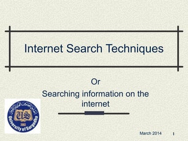 Internet search techniques by tariq ghayyur1