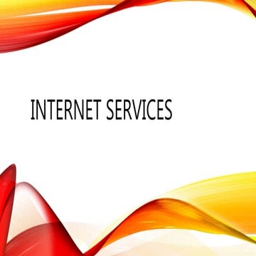 Internet services