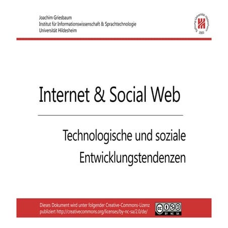 Internet & Social Web