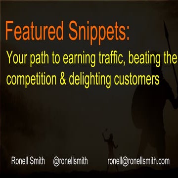 Featured Snippets: Your Brand's David Against Goiliath