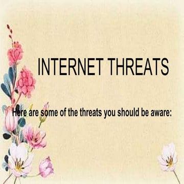 Internet threats