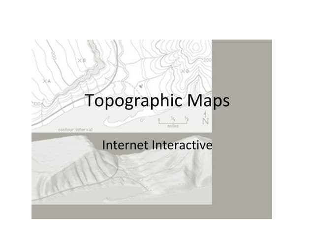 Topographic Maps