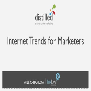 Internet trends for marketers