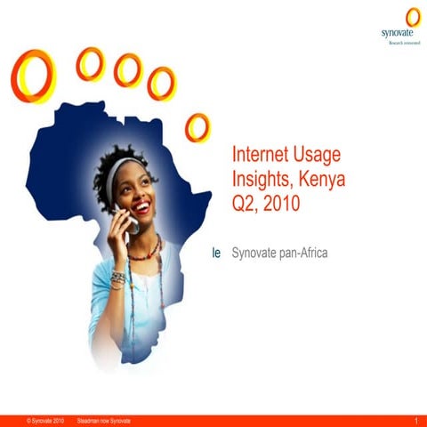 Synovate's Kenya Internet Usage Insights, Q2, 2010