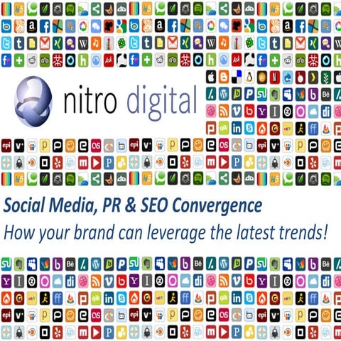 Social Media, PR & SEO Convergence - Internet World 2011