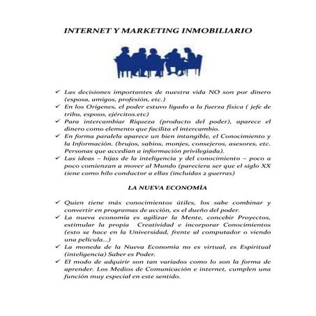 Internet Y Marketing Inmoviliario