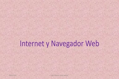 Internet y navegador web