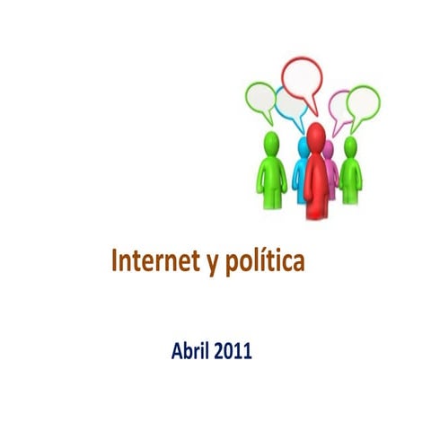 Internet y politica