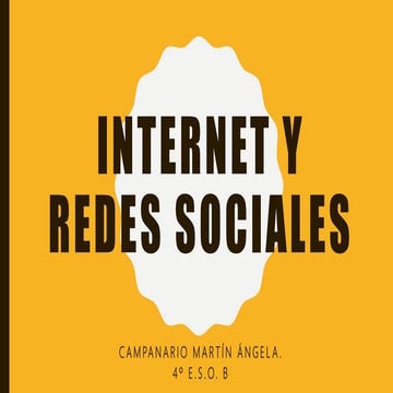 Internet y redes sociales