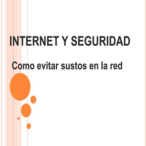 Internet y seguridad power point