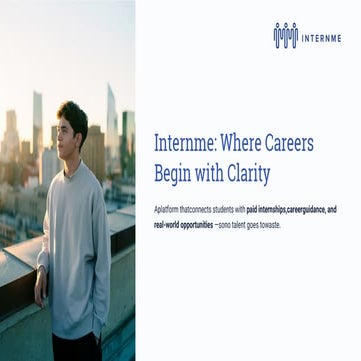 Internme-Where-Careers-Begin-with-Clarity | PDF