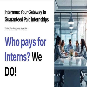 Internme: Your Gateway to Guaranteed Paid Internships and Career Growth ...