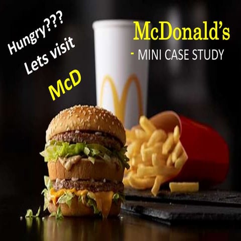 McDonald's Mini Case Study