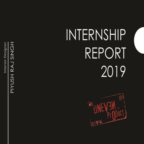 Internship Report - Interior Designer