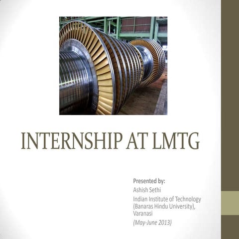 Internship at LMTG