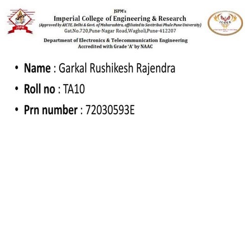 INTERNSHIP presentation  on machiine learning