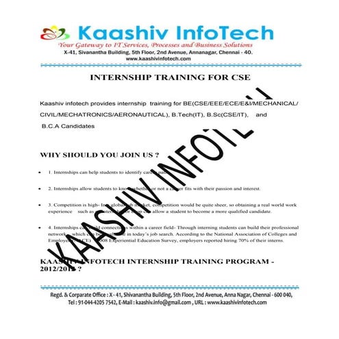 Internship in-chennai-for-cse-template-designing