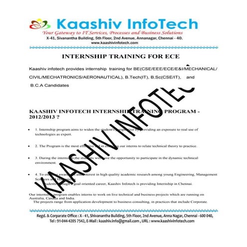 Internship in-chennai-for-ece-in-wireless-communication-system