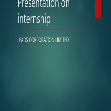 Internship mid presentation