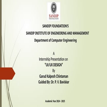 internship report on ui ux design for internship 4 weeks