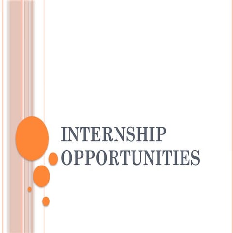Various internship opportunities in engineering.pptx