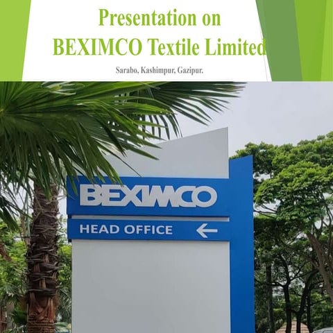 Internship Presentation on Beximco Textile Ltd.pptx