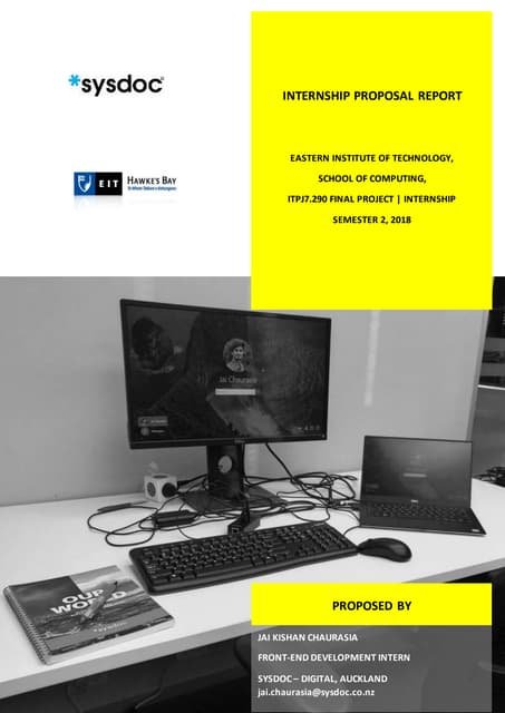 Intership Report | PPT