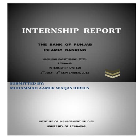 Internship  report
