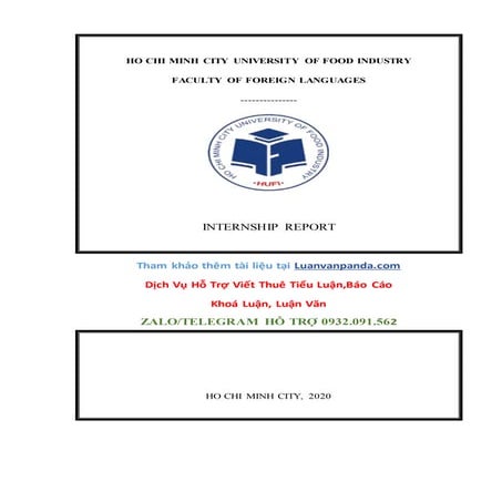 Internship Report Bussiness Activities Of Ivy English Center