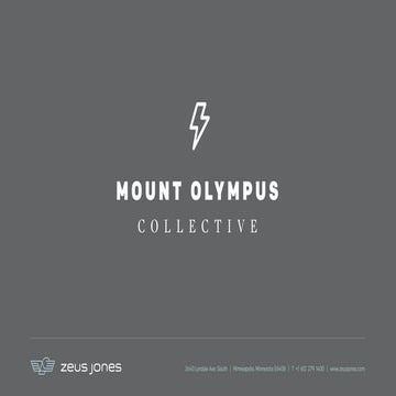 Zeus Jones Mount Olympus Collective – Summer Internship Program