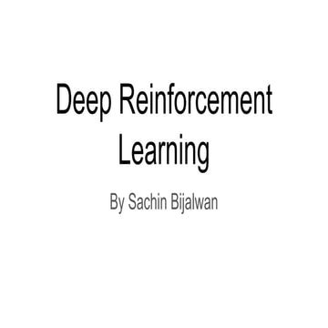 Deep Reinforcement learning in Self Driving cars