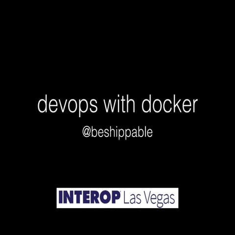 Modern devOps with Docker