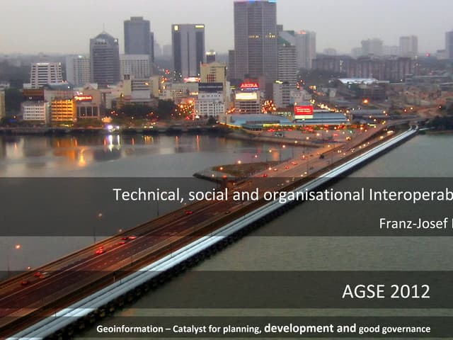 Technical, social and organisational Interoperability