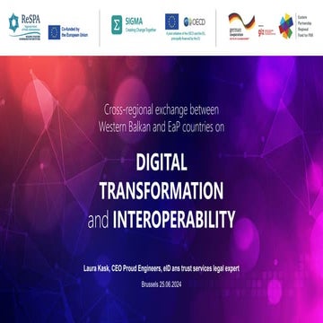 Interoperability academy 2024 - Day 2 - Digital transformation and interopera...